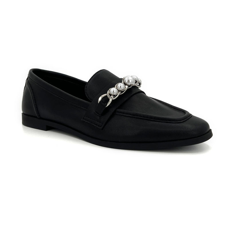 Klassische Loafers für Damen Runder Zehen Schieben auf Schließung Typ Komfortabel