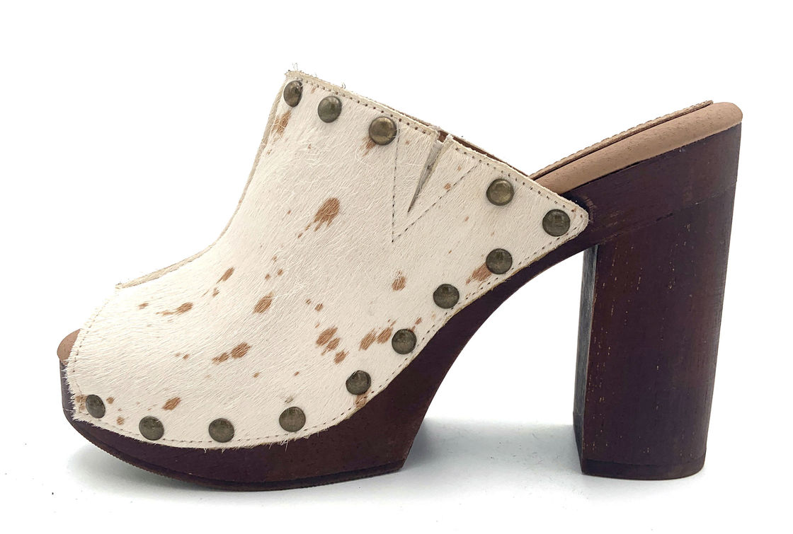 Stiletto-Mühle mit geschlossenem Fuß mit hohem Absatz 3 Zoll 4,5 Zoll