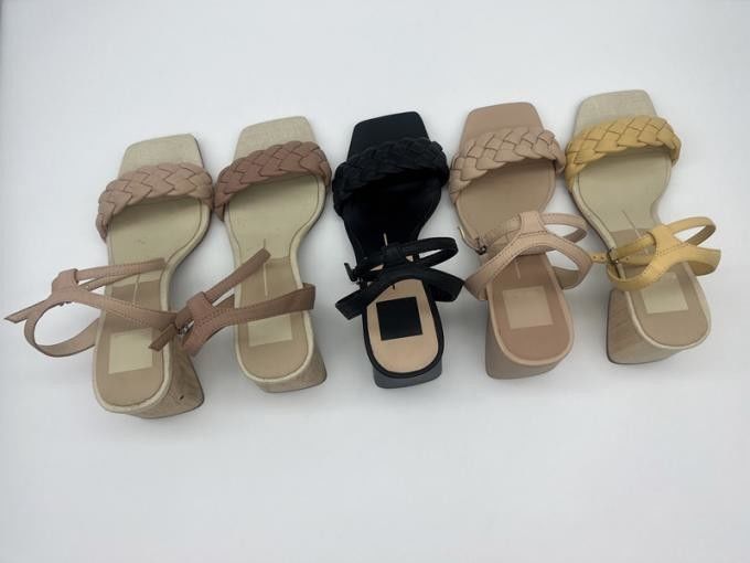 Party-Cocktail-Leder-Frauen-Pumpen-Hälen-Slip-On-Typ für den Frühling-Sommer