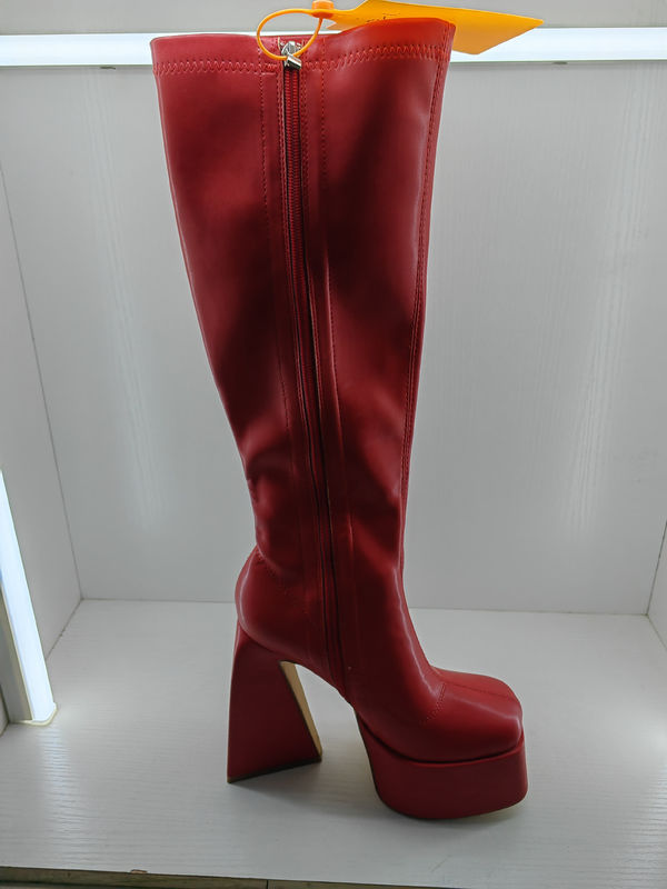 Mid Calf Bequeme Damen Stiefel mit Gummi-Außensohle für vielseitiges Casual Wear